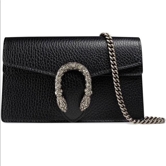 Gucci Handbags - Gucci Dionysus Leather Super Mini Bag